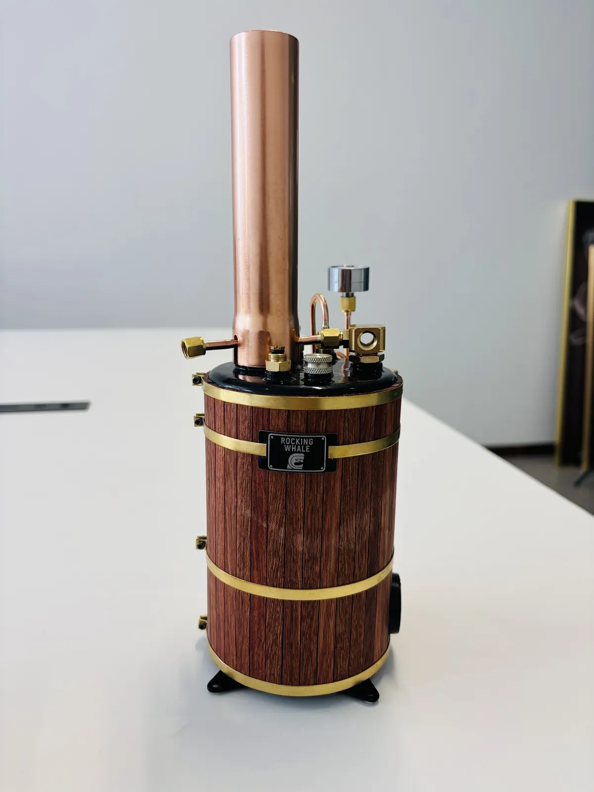 Máquina de vapor a escala B2 — vista 1
