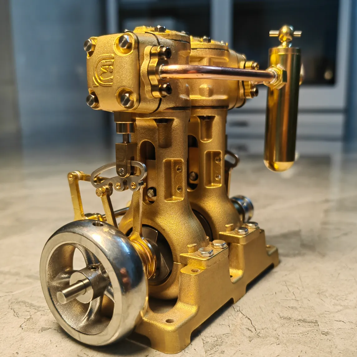 Máquina de vapor a escala L2 — vista 12