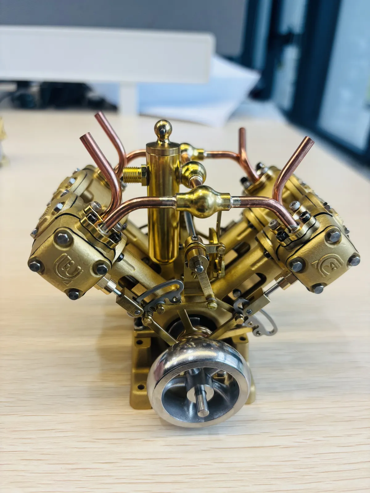 V4-Modell-Dampfmaschine — Ansicht 7